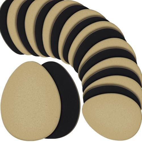Jecery 36 Stück Wildledersohlen für Tanzschuhe, rutschfeste Schuhpads für die Unterseite von High Heels, selbstklebende Schutzpads für Damen (Beige, Schwarz)