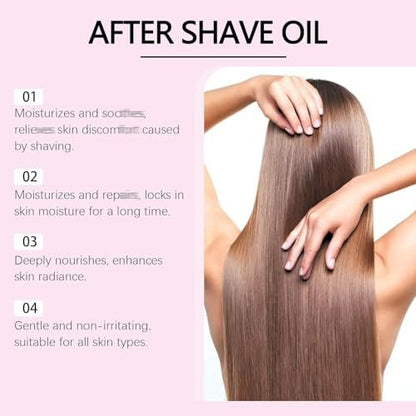 THUIOP Erdbeer-Vanille After Shave Öl für Frauen – Sanfte Hautpflege, verhindert eingewachsene Haare & Trockenheit, 1 Stück (89 ml)
