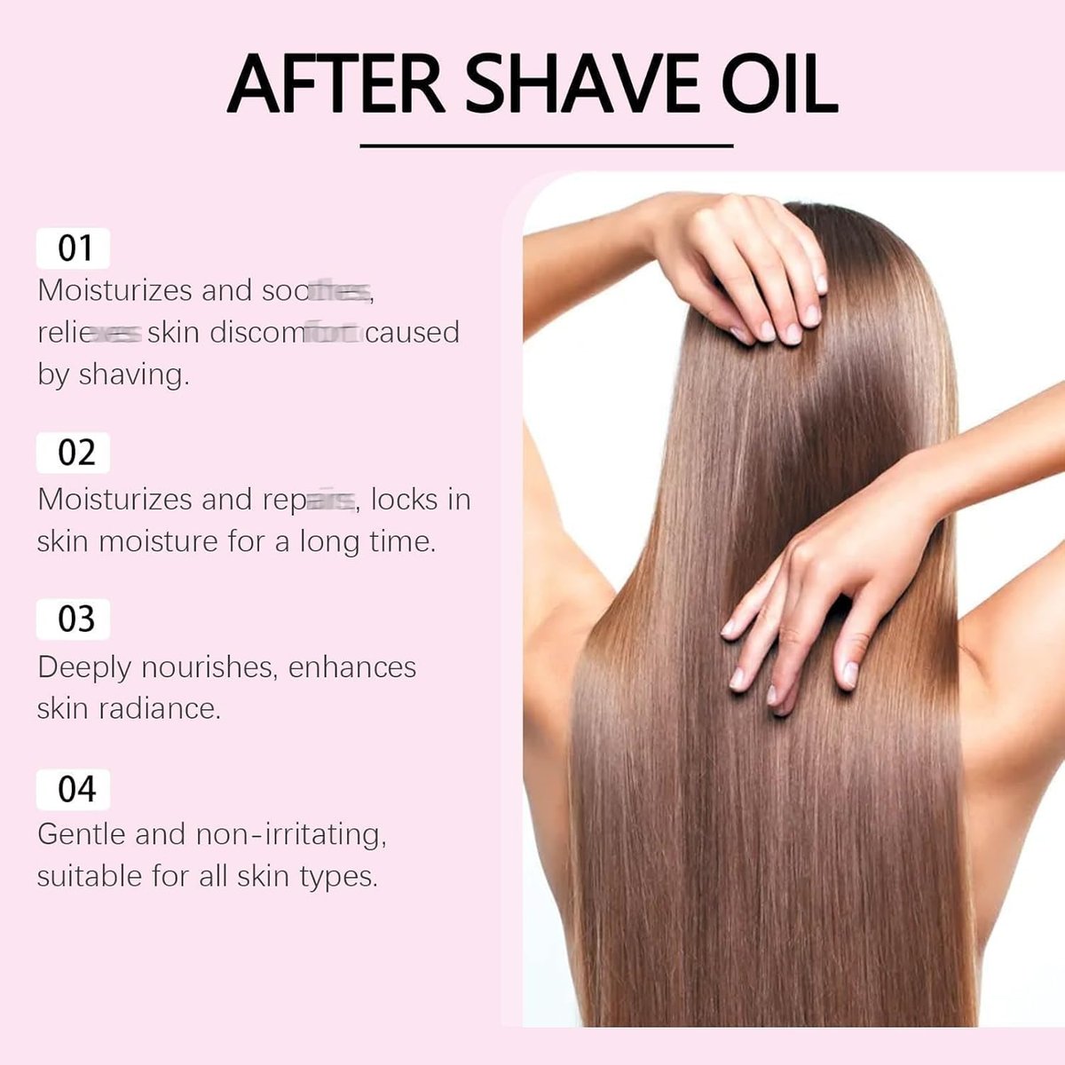 THUIOP Erdbeer-Vanille After Shave Öl für Frauen – Sanfte Hautpflege, verhindert eingewachsene Haare & Trockenheit, 1 Stück (89 ml)