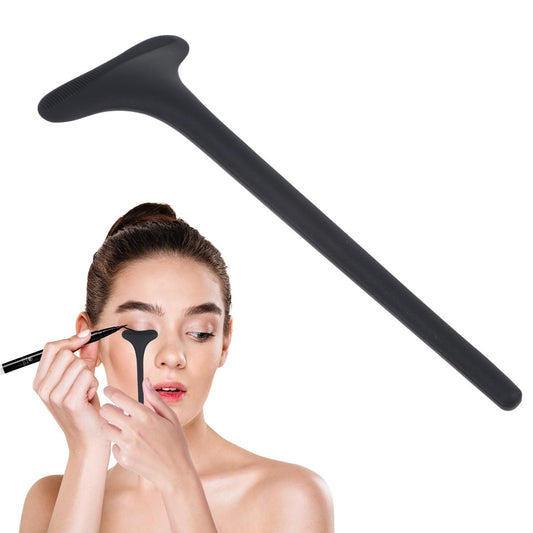 Schwarzer Mascara-Schutzschild, Wiederverwendbarer Silikon-Mascara-Guard für Wimpern, Mascara-Applikator-Schutz – Perfekt für sauberes Auftragen