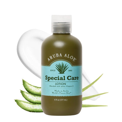 Aruba Aloe Special Care Lotion – Feuchtigkeitsspendend und beruhigend für trockene und empfindliche Haut – 177 ml Flasche