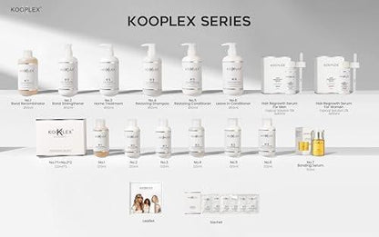 KOOPLEX No.7 Bonding Hair Serum – Leave-In Reparaturbehandlung, Hitzeschutz bis 232°C, Leichte Anti-Frizz-Formel für geschädigtes, coloriertes & lockiges Haar 50 ml