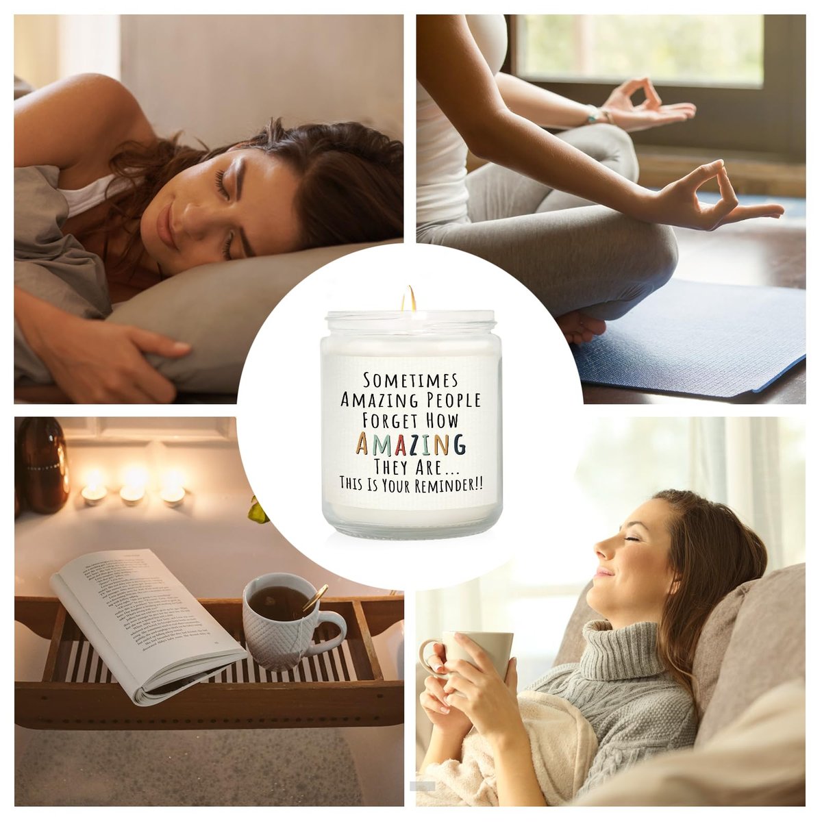 Craftique Geschenke für Frauen, Geburtstagsgeschenke für Frauen – Du bist großartig Kerze – Freundschaft/Dankeschön/Inspirationsgeschenk für Frau, Freundin, Lehrerin, Mama, Freundin, Schwester, beste Freundin – Lavendel