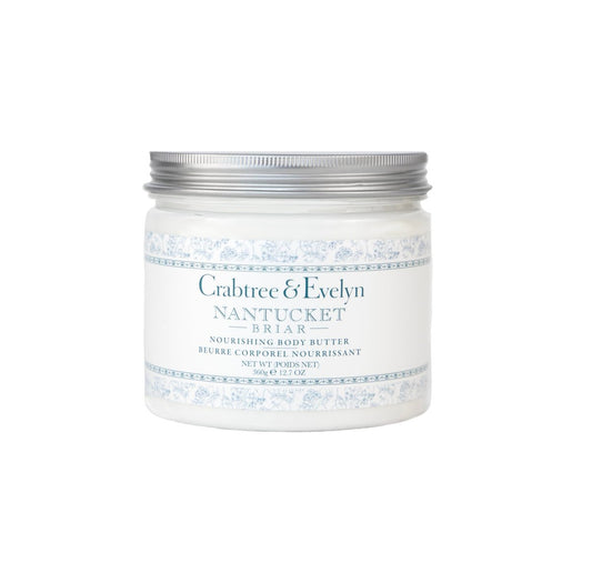 Crabtree & Evelyn Nantucket Briar Körperbutter – Reichhaltige Feuchtigkeitspflege 12,7 Unzen
