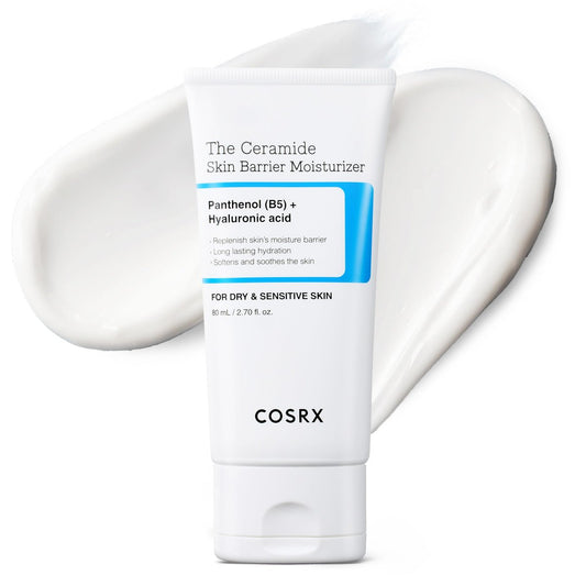COSRX Ceramide Hautbarriere-Feuchtigkeitscreme für das Gesicht mit 7 Ceramiden, Hyaluronsäure & Panthenol für alle Hauttypen, 80 ml - Koreanische Hautpflege