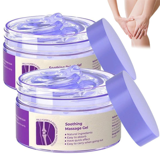 2er-Pack Gelenk-Gel Lila – Beruhigende Massagecreme für Knie, Hände, Lenden, Nacken und Schultern
