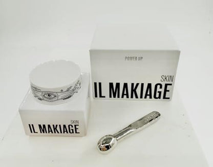 Il Makiage Power Up Eye Cream Anti-Aging & Helligkeit Boosting Augenpflege mit Niacinamid + Vitamin C + Koffein 15 ml