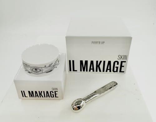 Il Makiage Power Up Eye Cream Anti-Aging & Helligkeit Boosting Augenpflege mit Niacinamid + Vitamin C + Koffein 15 ml