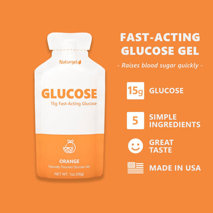 HÜMA CHIA ENERGY GEL Glukose-Flüssiggel, Packung mit 10, Orange – 15 g schnell wirkende flüssige Glukose