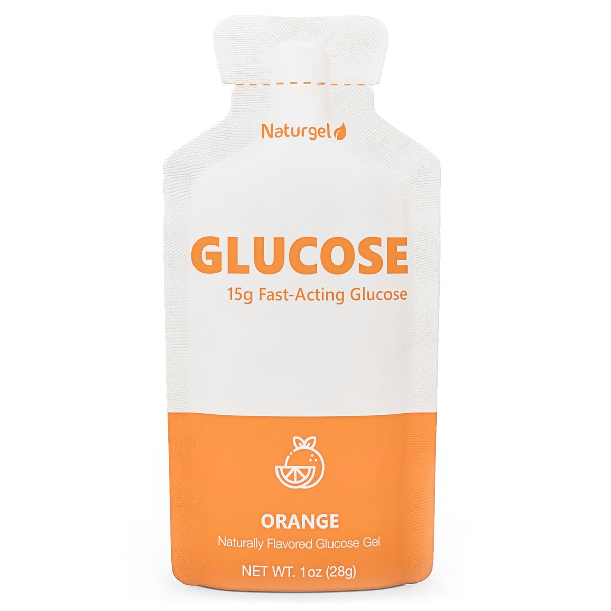 HÜMA CHIA ENERGY GEL Glukose-Flüssiggel, Packung mit 10, Orange – 15 g schnell wirkende flüssige Glukose