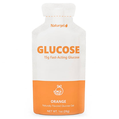 HÜMA CHIA ENERGY GEL Glukose-Flüssiggel, Packung mit 10, Orange – 15 g schnell wirkende flüssige Glukose