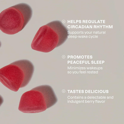 Cliganic Melatonin Gummis (10 mg, 60-Tage-Vorrat) - Schlafhilfe für Erwachsene, Beerengeschmack, Vegan, Nicht-GVO, Koscher, Glutenfrei, Unterstützt den zirkadianen Rhythmus & Fördert erholsame Nächte