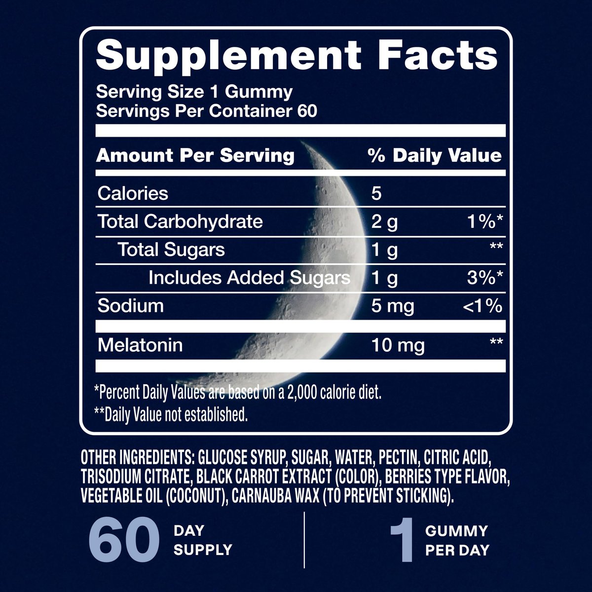 Cliganic Melatonin Gummis (10 mg, 60-Tage-Vorrat) - Schlafhilfe für Erwachsene, Beerengeschmack, Vegan, Nicht-GVO, Koscher, Glutenfrei, Unterstützt den zirkadianen Rhythmus & Fördert erholsame Nächte