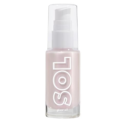 ColourPop SOL Mini Schimmerndes Trockenöl - Körperschimmeröl mit Kokos-, Argan- & Marula-Ölen - Strahlende Körperpflege - Pflegt die Haut und hinterlässt einen leuchtenden Finish - Moonstone (0,88 fl oz)