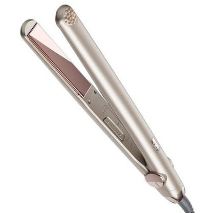 TYMO Titanium Glätteisen für Frauen – 1 Zoll Profi-Haarglätter mit 10s Aufheizzeit, 32 Temperaturen, Dual Voltage & LED-Display (Champagner)