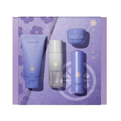 Tatcha The Starter Ritual Set – Ultra-Feuchtigkeitsspendend für trockene Haut | 2-Wochen-Einführungsset | 102 € Wert