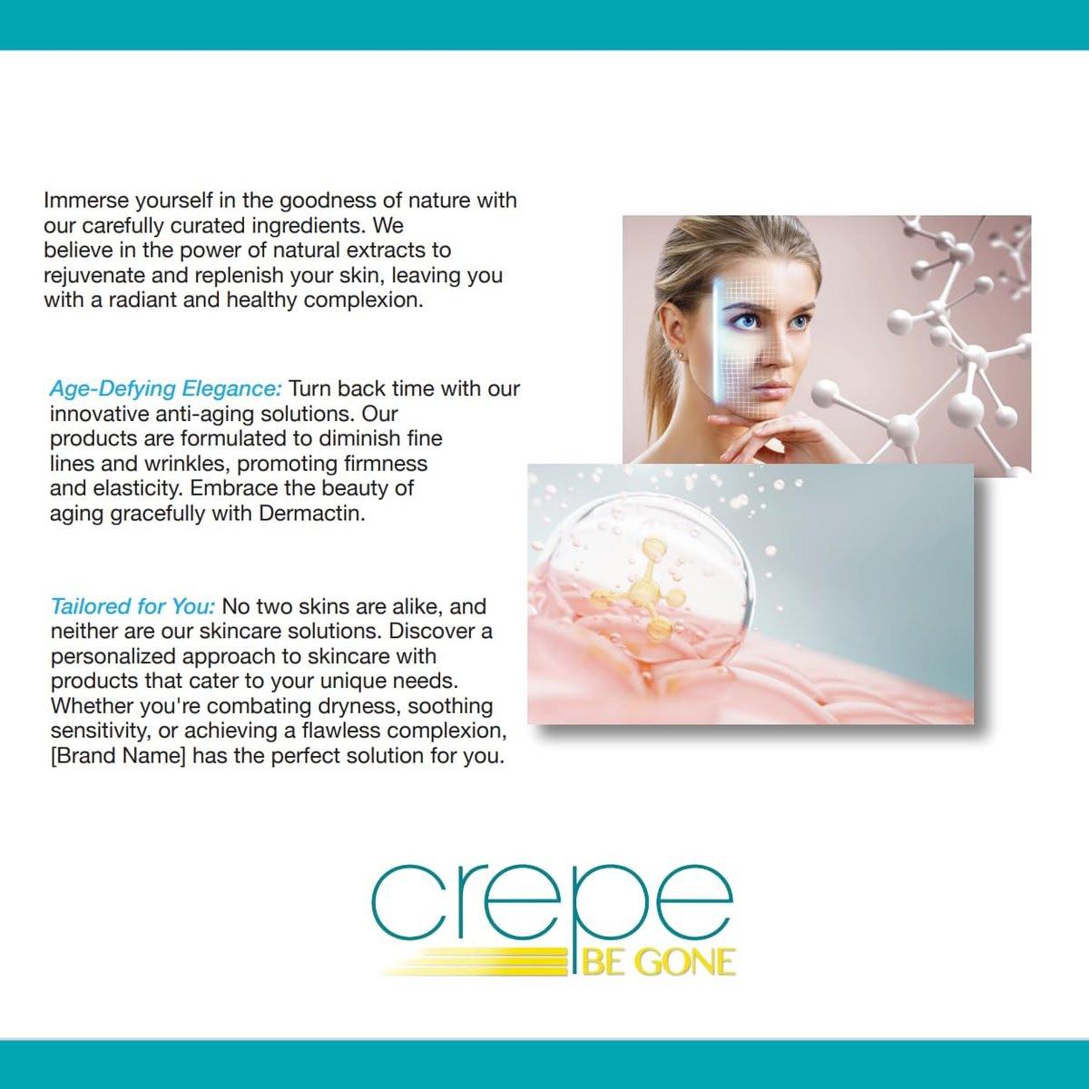 Dermactin Crepe Be Gone Body Souffle Classic – Große 12 Unzen – Ultra-feuchtigkeitsspendende Creme für crepeartige Haut an Hals, Dekolleté, Armen & Beinen