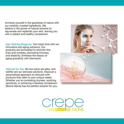 Dermactin Crepe Be Gone Body Souffle Classic – Große 12 Unzen – Ultra-feuchtigkeitsspendende Creme für crepeartige Haut an Hals, Dekolleté, Armen & Beinen