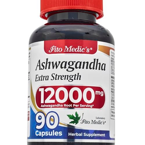 FITO MEDIC'S Lab Ashwagandha Kapseln – 90 Kapseln | Hochwertiges Nahrungsergänzungsmittel