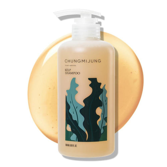 CHUNGMIJUNG Beruhigendes Shampoo für empfindliche Kopfhaut & juckende Kopfhaut – Sulfatfreies Seetang (Kelp) Shampoo mit Laminaria Japonica & Mungobohne – Feuchtigkeitsspendende koreanische Haarpflege für trockenes Haar – 500 ml