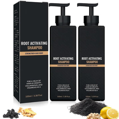 2er-Pack Root Activator Shampoo – Haarwachstum & Anti-Haarausfall für Männer & Frauen