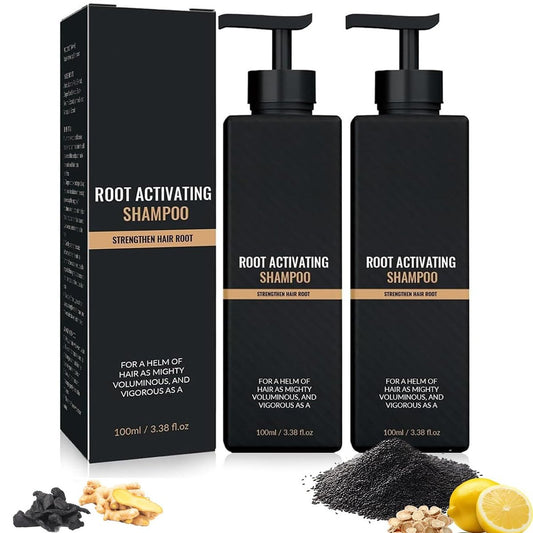 2er-Pack Root Activator Shampoo – Haarwachstum & Anti-Haarausfall für Männer & Frauen