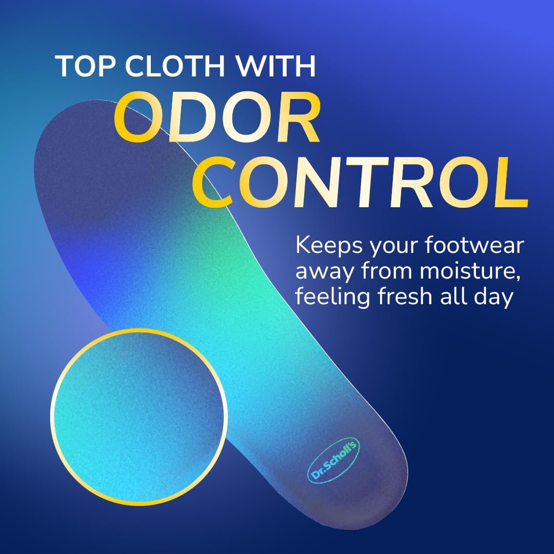 Dr. Scholl's Adapts to You Einlegesohlen für Damen – Selbstformende Schaumstofftechnologie für optimalen Tragekomfort, flexible Fußgewölbestützen, stoßdämpfend, podologisch getestet, Größe 6-10