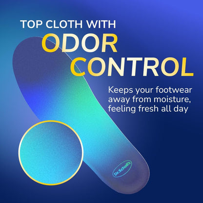 Dr. Scholl's Adapts to You Einlegesohlen für Damen – Selbstformende Schaumstofftechnologie für optimalen Tragekomfort, flexible Fußgewölbestützen, stoßdämpfend, podologisch getestet, Größe 6-10