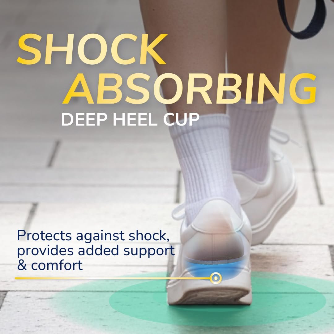 Dr. Scholl's Adapts to You Einlegesohlen für Damen – Selbstformende Schaumstofftechnologie für optimalen Tragekomfort, flexible Fußgewölbestützen, stoßdämpfend, podologisch getestet, Größe 6-10