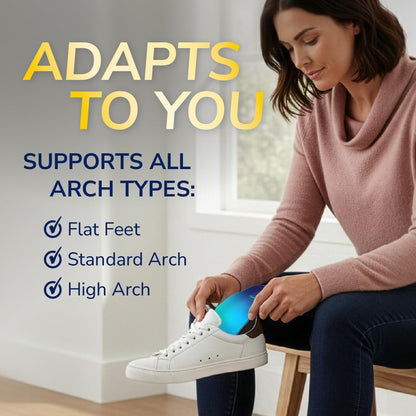 Dr. Scholl's Adapts to You Einlegesohlen für Damen – Selbstformende Schaumstofftechnologie für optimalen Tragekomfort, flexible Fußgewölbestützen, stoßdämpfend, podologisch getestet, Größe 6-10