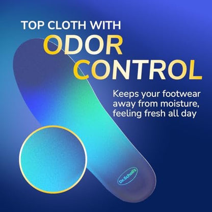 Dr. Scholl's Adapts to You Einlegesohlen für Damen – Selbstformende Schaumstofftechnologie für optimalen Tragekomfort, flexible Fußgewölbestützen, stoßdämpfend, podologisch getestet, Größe 6-10