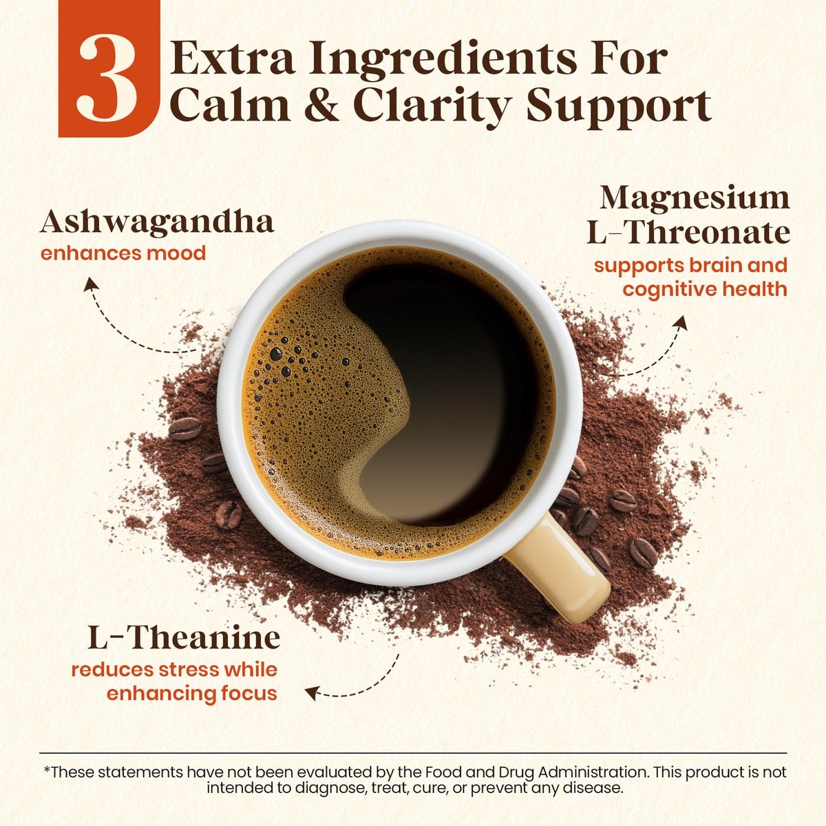 Fidus 16-in-1 Pilz-Kaffee mit 8000mg adaptogenen Pilzen, Ashwagandha, Probiotika, Magnesium und Löwenmähne – Instant Pilzkaffee für Fokus, Energie, Immunität und Verdauung, 40 Portionen