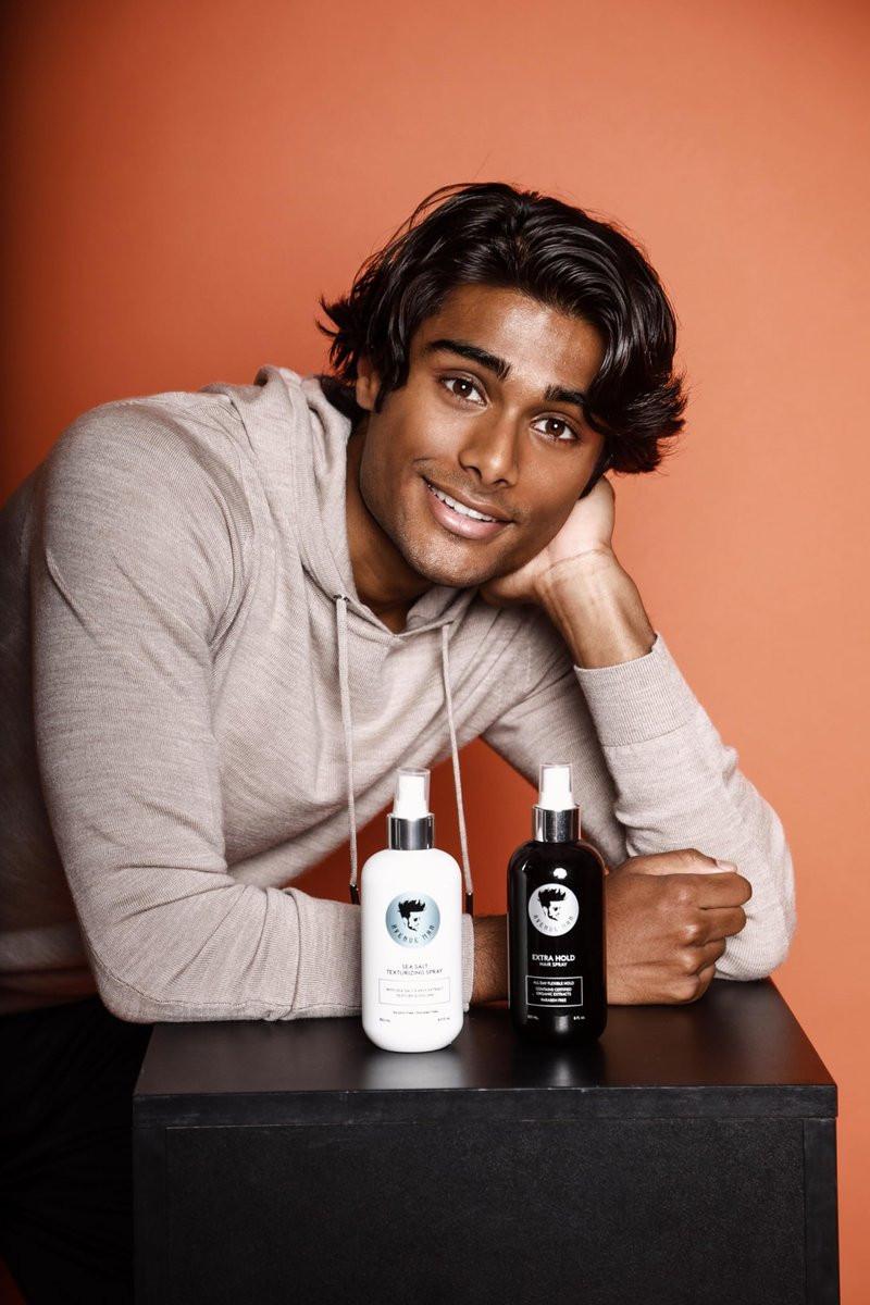 Avenue Man Volumizing Sea Salt Spray für Männer – Leichtes Meersalz-Haarspray für feines und normales Haar – Paraben- und sulfatfrei – mit Kelp, Papaya und Braunalge – 200 ml