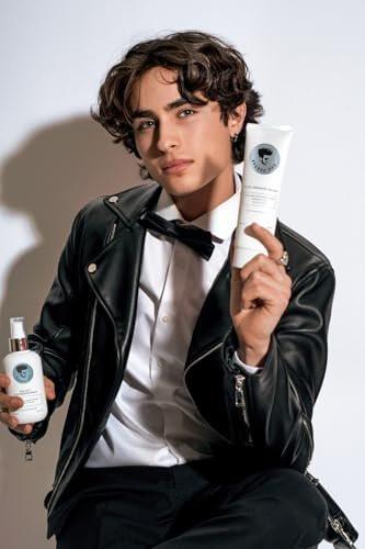 Avenue Man Volumizing Sea Salt Spray für Männer – Leichtes Meersalz-Haarspray für feines und normales Haar – Paraben- und sulfatfrei – mit Kelp, Papaya und Braunalge – 200 ml