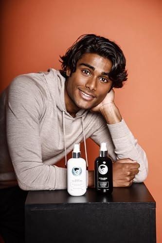 Avenue Man Volumizing Sea Salt Spray für Männer – Leichtes Meersalz-Haarspray für feines und normales Haar – Paraben- und sulfatfrei – mit Kelp, Papaya und Braunalge – 200 ml