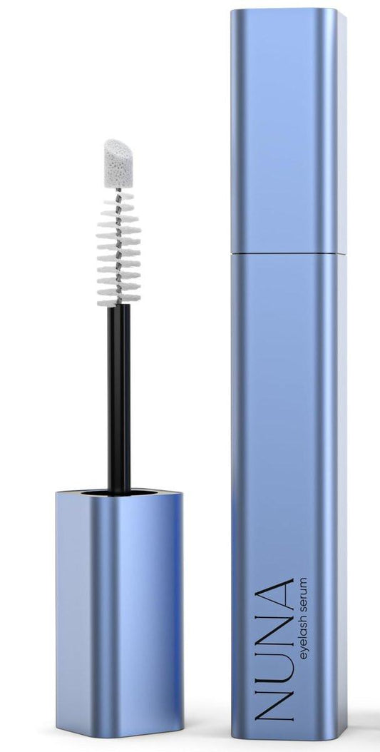 NUNA Wimpernwachstum-Support Serum 6ml – Augenbrauen- und Wimpernserum für Frauen & Männer mit Biotin – Koreanische Multi-Peptide & Naturextrakte – Fördert vollere und längere Wimpern – 6-Monatsvorrat