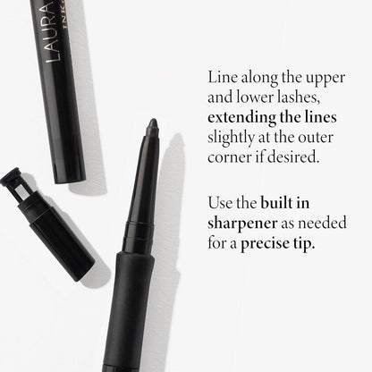 LAURA GELLER NEW YORK INKcredible Gel Eyeliner - Indigo Night - wasserfester, wischfester Eyeliner-Stift mit integriertem Spitzer