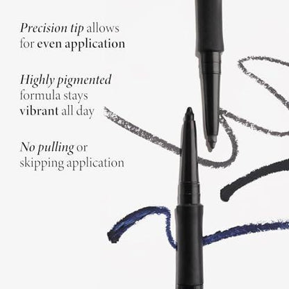 LAURA GELLER NEW YORK INKcredible Gel Eyeliner - Indigo Night - wasserfester, wischfester Eyeliner-Stift mit integriertem Spitzer