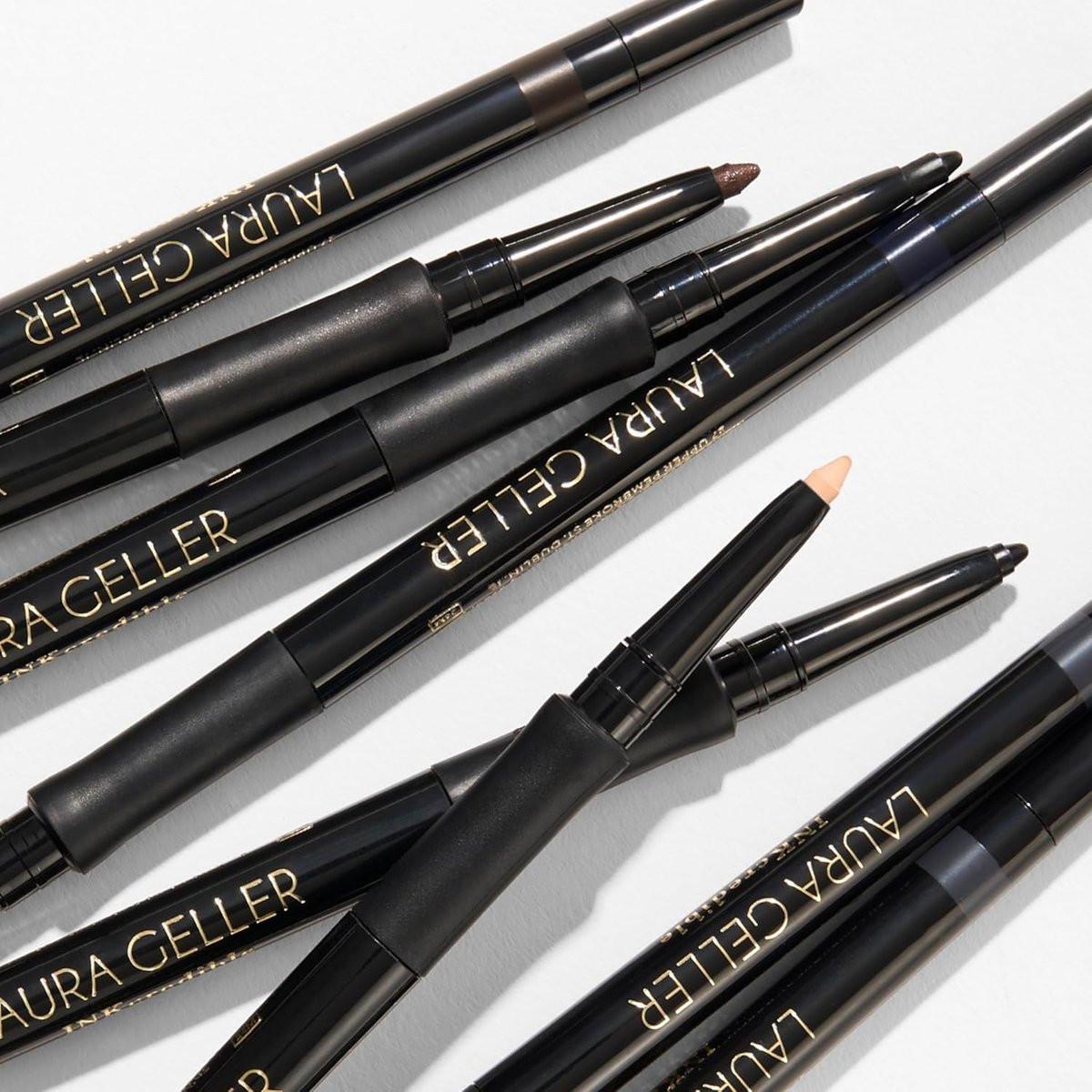 LAURA GELLER NEW YORK INKcredible Gel Eyeliner - Indigo Night - wasserfester, wischfester Eyeliner-Stift mit integriertem Spitzer