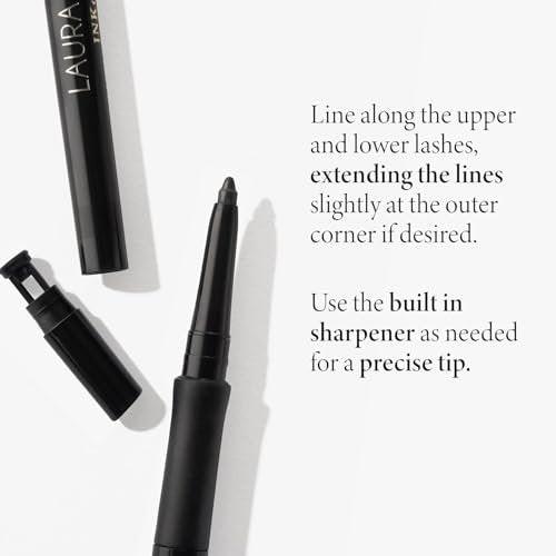 LAURA GELLER NEW YORK INKcredible Gel Eyeliner - Indigo Night - wasserfester, wischfester Eyeliner-Stift mit integriertem Spitzer