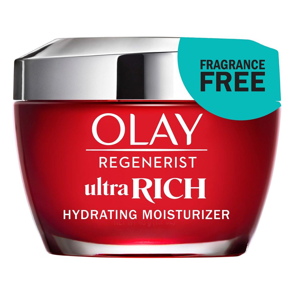 Olay Regenerist Ultra Rich Feuchtigkeitscreme für das Gesicht, Duftfrei, 1,7 Oz
