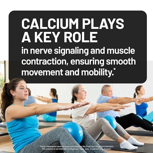 NatureWise Calcium Citrat 500mg Kapseln – Nahrungsergänzung für Knochengesundheit – Leicht verdaulich & absorbierbar – Vegan, Nicht-GVO, Glutenfrei – 90 Kapseln (30-Tage-Vorrat)