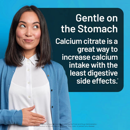 NatureWise Calcium Citrat 500mg Kapseln – Nahrungsergänzung für Knochengesundheit – Leicht verdaulich & absorbierbar – Vegan, Nicht-GVO, Glutenfrei – 90 Kapseln (30-Tage-Vorrat)