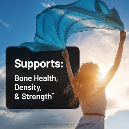 NatureWise Calcium Citrat 500mg Kapseln – Nahrungsergänzung für Knochengesundheit – Leicht verdaulich & absorbierbar – Vegan, Nicht-GVO, Glutenfrei – 90 Kapseln (30-Tage-Vorrat)