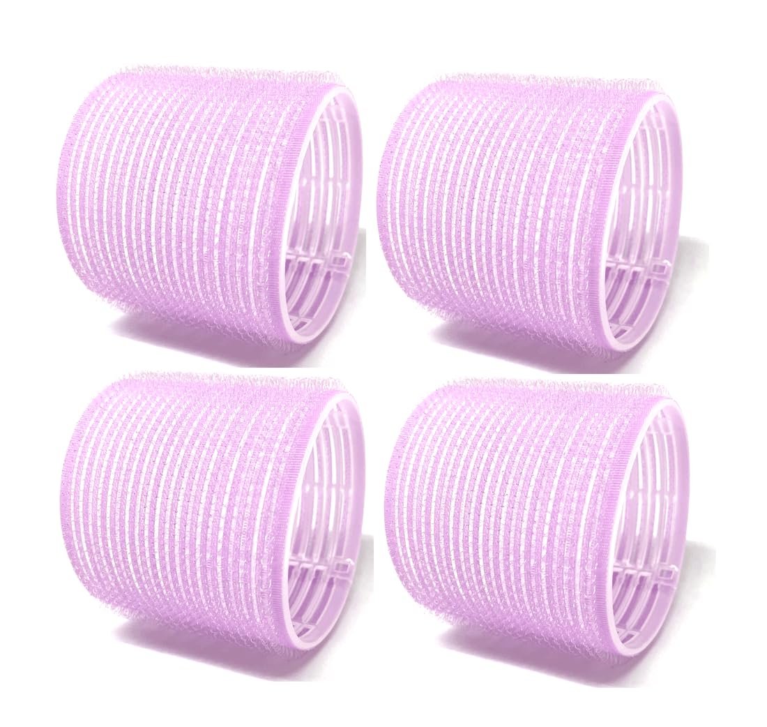 X-Large Selbstklebende Haarwickler – 4er-Pack – Lila