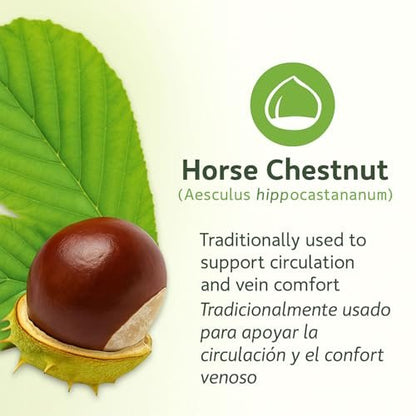 Castaño de Indias (Rosskastanie) Kapseln – 1500 mg pro Portion, 90 vegane Kapseln, 100% natürliches Premium-Nahrungsergänzungsmittel, Hergestellt in den USA – Unterstützt Kreislauf- und Venengesundheit