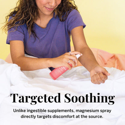 Pixie Pure Magnesium Öl-Spray für Füße & Körper – USP-Qualität Magnesiumchlorid – Schnell einziehendes, nicht-toxisches Topical-Spray – Spa-Qualität Muskelunterstützung & Entspannung für die Intimpflege (6,3 Unzen)