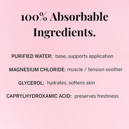 Pixie Pure Magnesium Öl-Spray für Füße & Körper – USP-Qualität Magnesiumchlorid – Schnell einziehendes, nicht-toxisches Topical-Spray – Spa-Qualität Muskelunterstützung & Entspannung für die Intimpflege (6,3 Unzen)