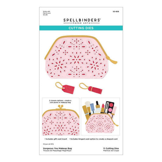 Spellbinders S5-658 Gorgeous You Makeup Bag Etched Dies – Die Gorgeous You Kollektion