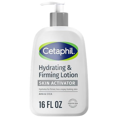 Cetaphil Skin Activator Feuchtigkeitsspendende & Straffende Körperlotion 473 ml – Mandelsäure (AHA) und Centella Asiatica (CICA) Körperfeuchtigkeitscreme für reife Haut